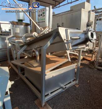 Monoblock for the process of chopping, spinning and molding mozzarella cheese dough